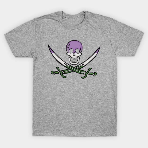 Genderqueer Pirate Pride T-Shirt by BeSmartFightDirty